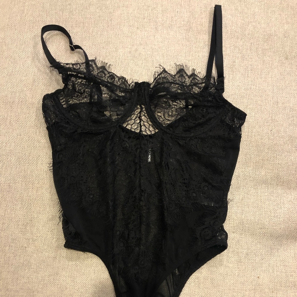 Fashion Nova Sheer Lace bodysuit